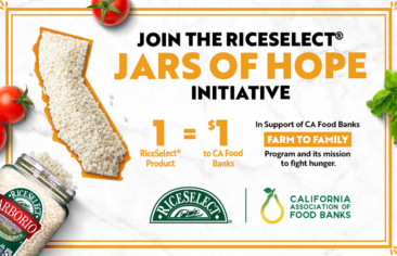 Riviana Foods and the California Association of Food Banks Join Forces to Fight Hunger Through “Jars of Hope” Initiative