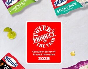 Minute® Rice Cups recognized as 2025 Product of the Year USA Award